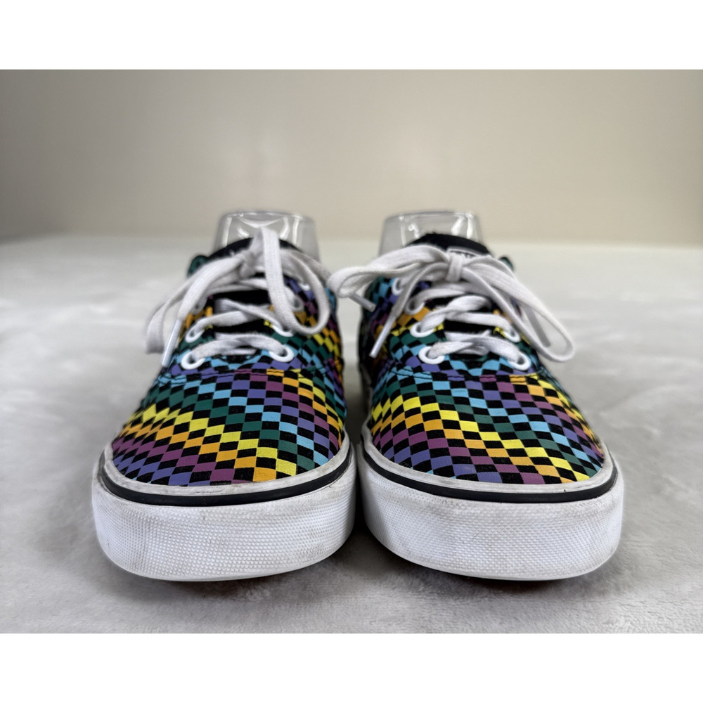 Vans Doheny Rainbow Mini Checkered Canvas Sneakers Women's Size 8.5 Bnfts Chrty - Picture 3 of 16